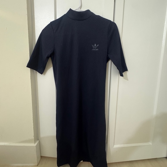 adidas Dresses & Skirts - Adidas Dark Blue Short Sleeve Dress
